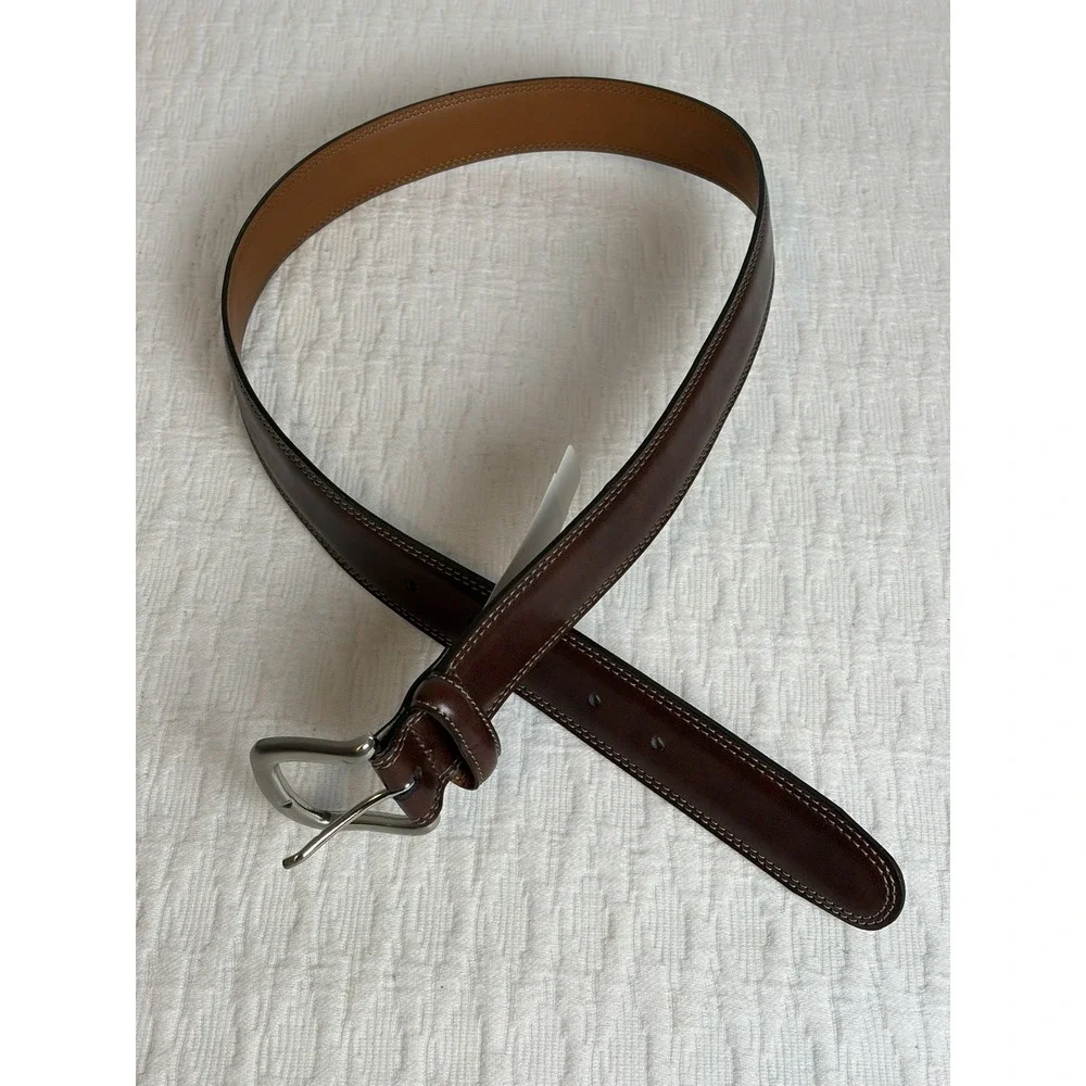 Bosca Mens Genuine Leather size 32 Redish Brown